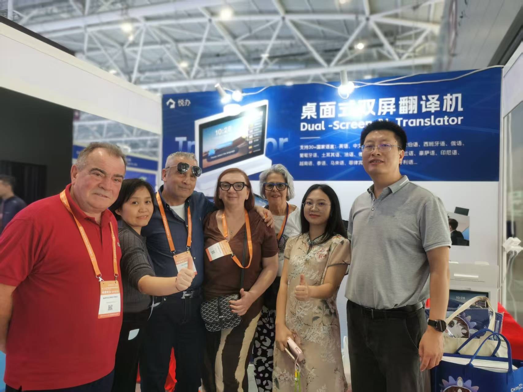 Cylan team and visitors at Shenzhen Hi-Tech Fair 3